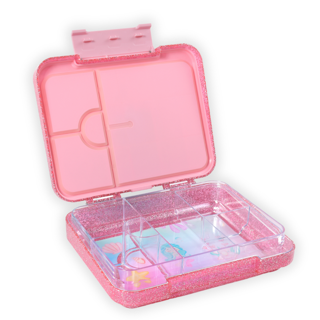 BUNDLE: Pink Sparkle Mermaid Lunchbox Value Bundle