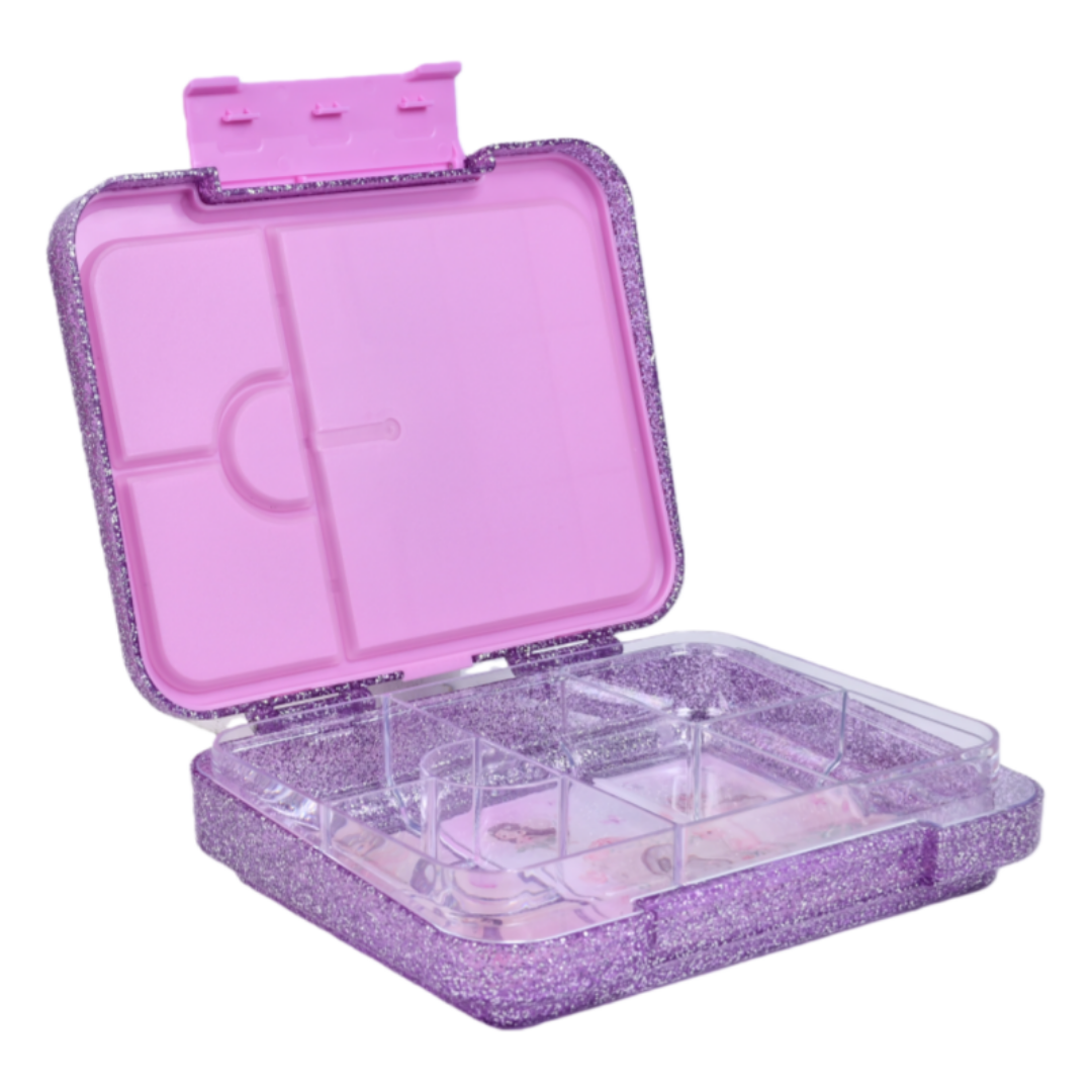 Bento Lunchbox (Large) - Sparkle Purple Fairy Garden