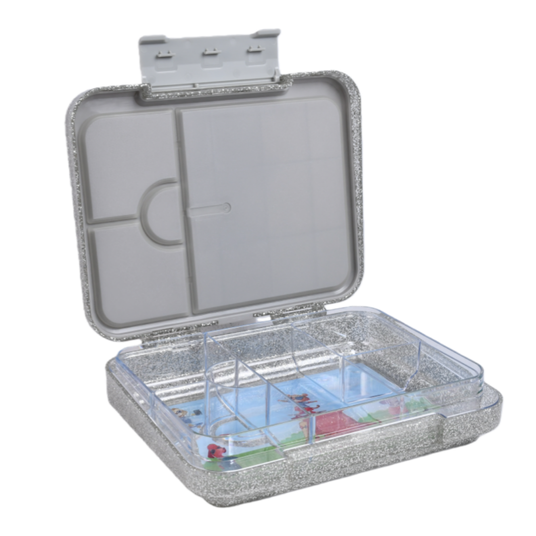 Shop Bento Lunchbox (Large) - Sparkle Silver Monkey | Mum Made Yum
