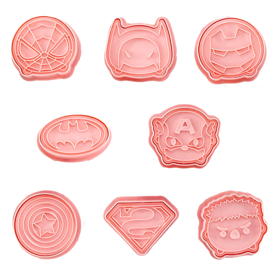 Cookie Mould Cutter - Spiderman - 8 Pieces