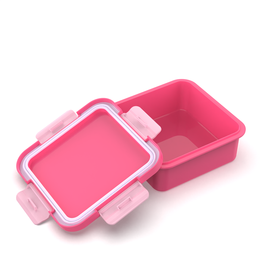Square Leakproof Lunchbox - Pink