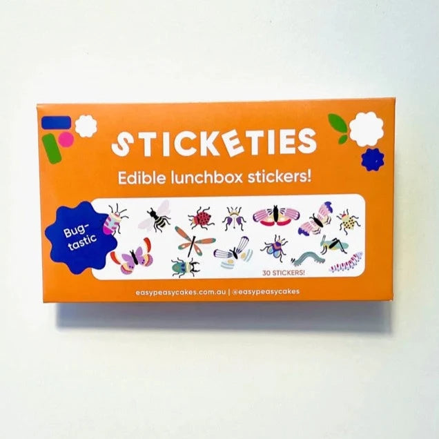 Sticketies - Edible Lunchbox Stickers - Bug-Tastic2