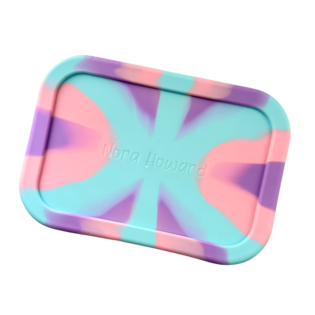 Silicone Bento Lunchbox - Purple Swirl