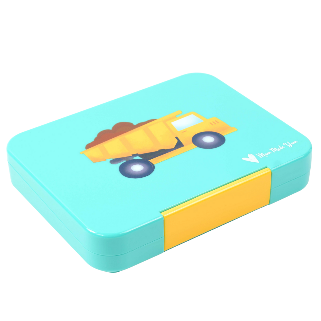 Bento Lunchbox (Large) - Teal Construction4