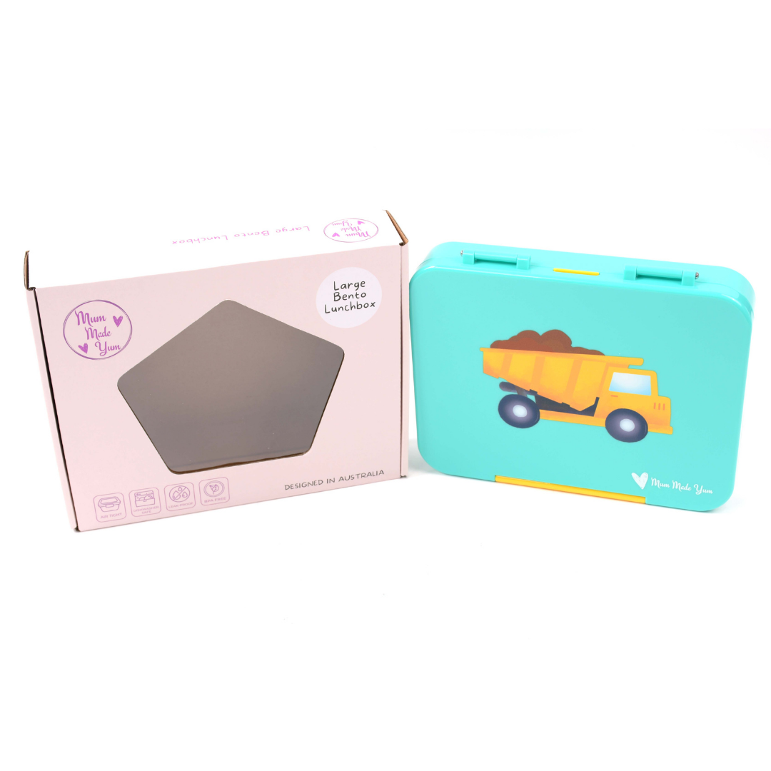 Bento Lunchbox (Large) - Teal Construction5
