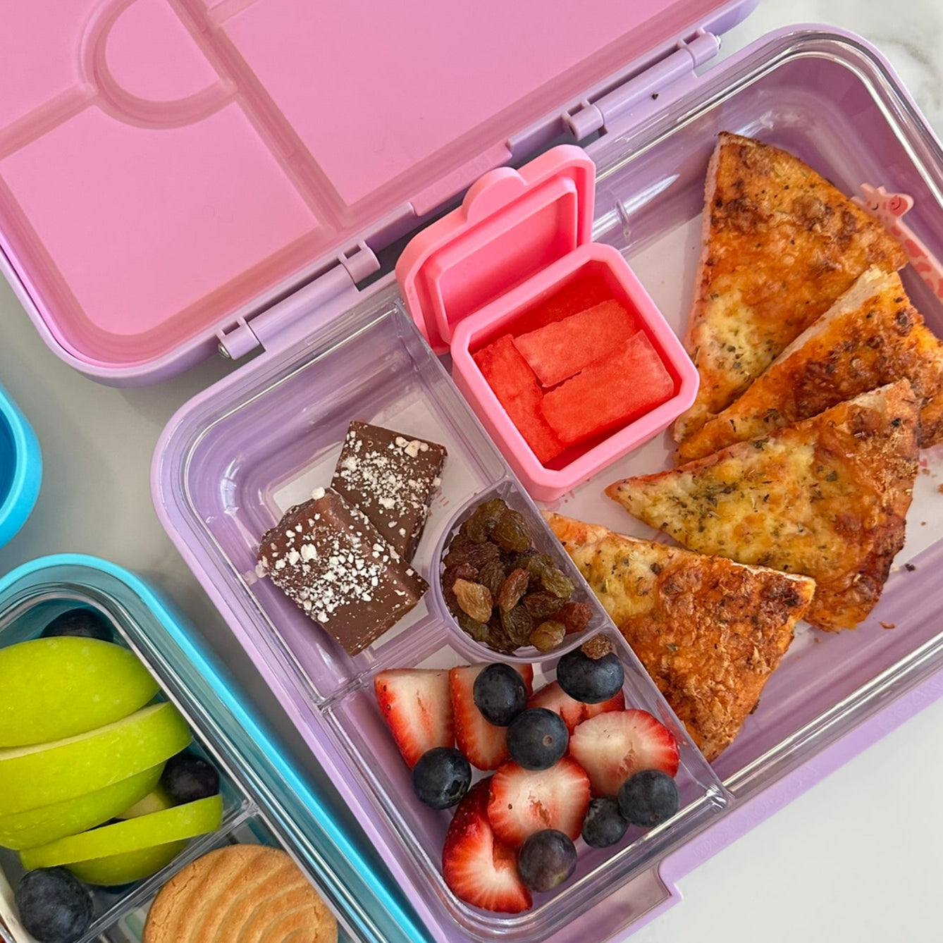Silicone Container with Lid - Square (100ml)