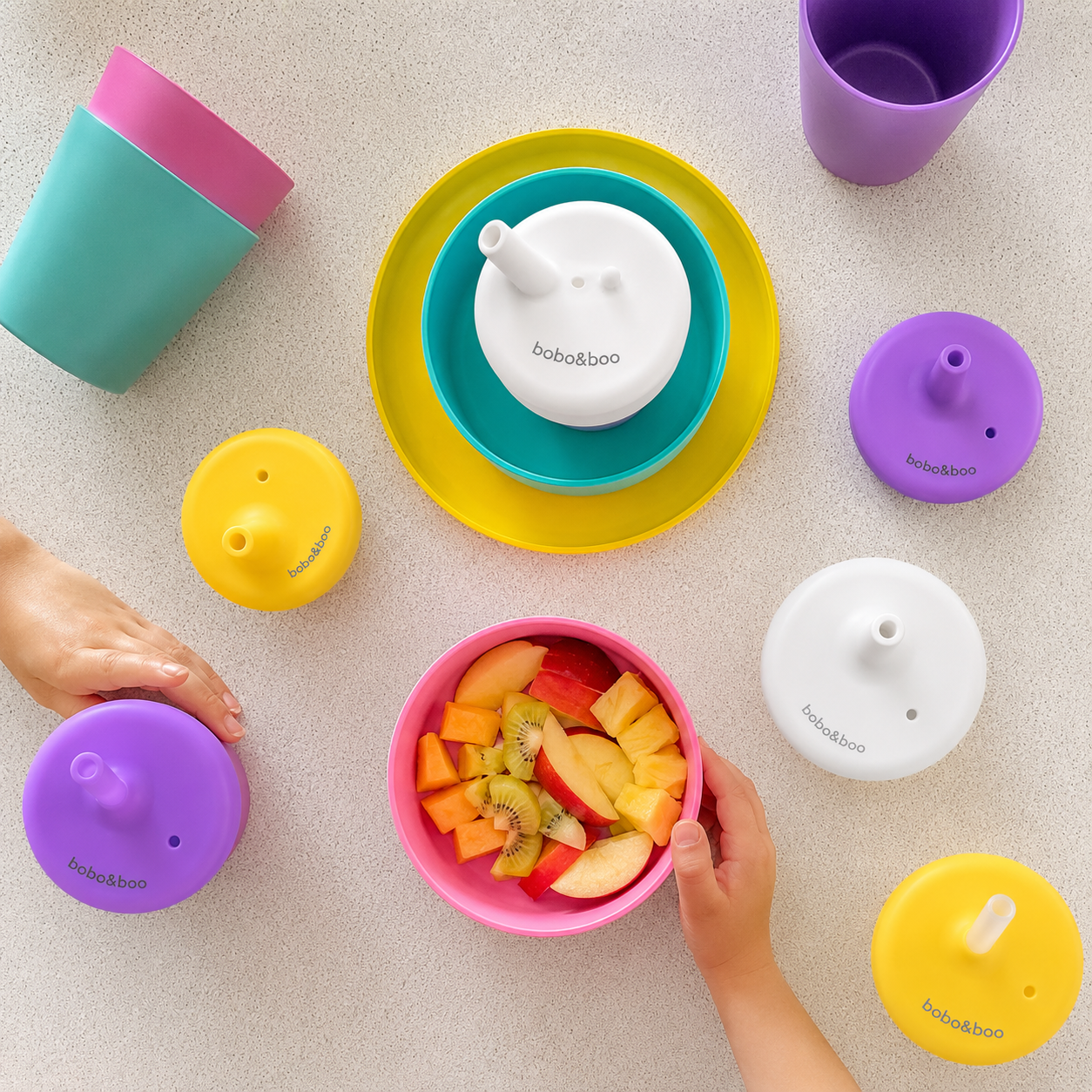 Bobo&Boo Universal Silicone Sippy Cup Lid 