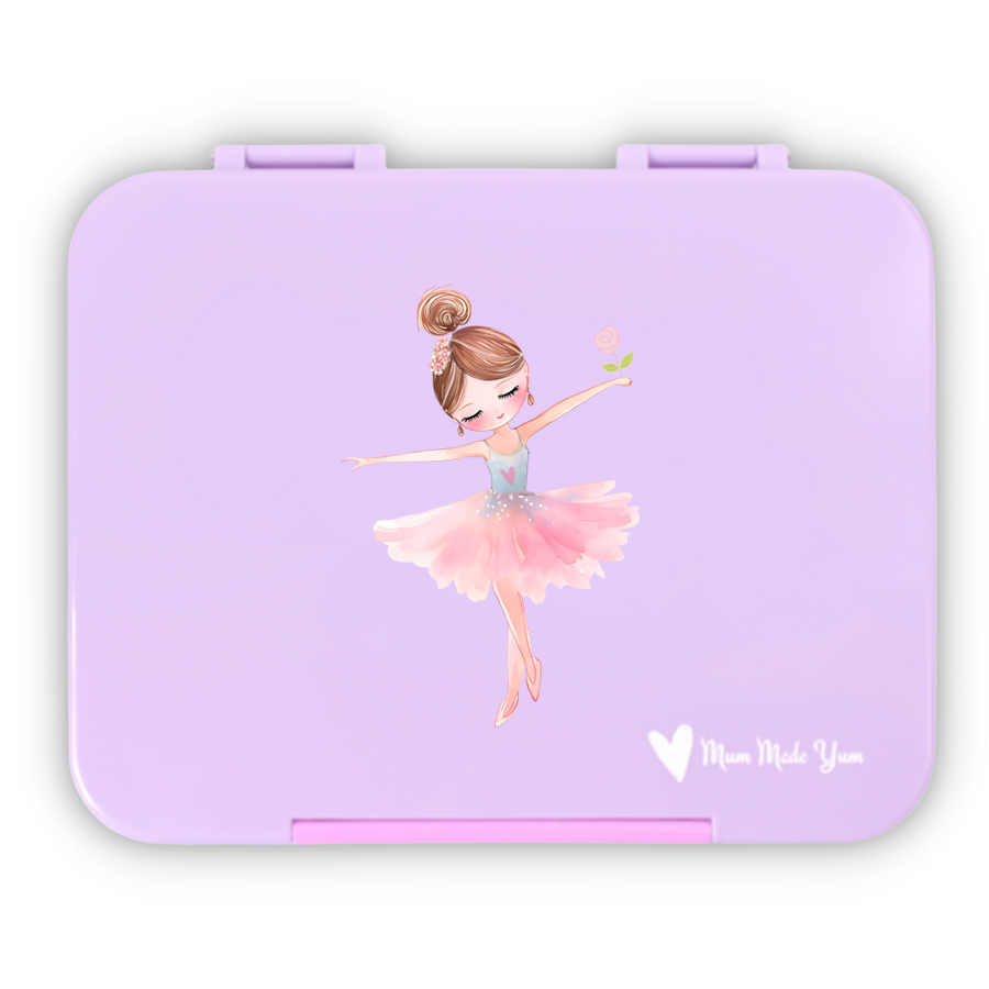 Bento Lunchbox (Large) - Violet Ballerina
