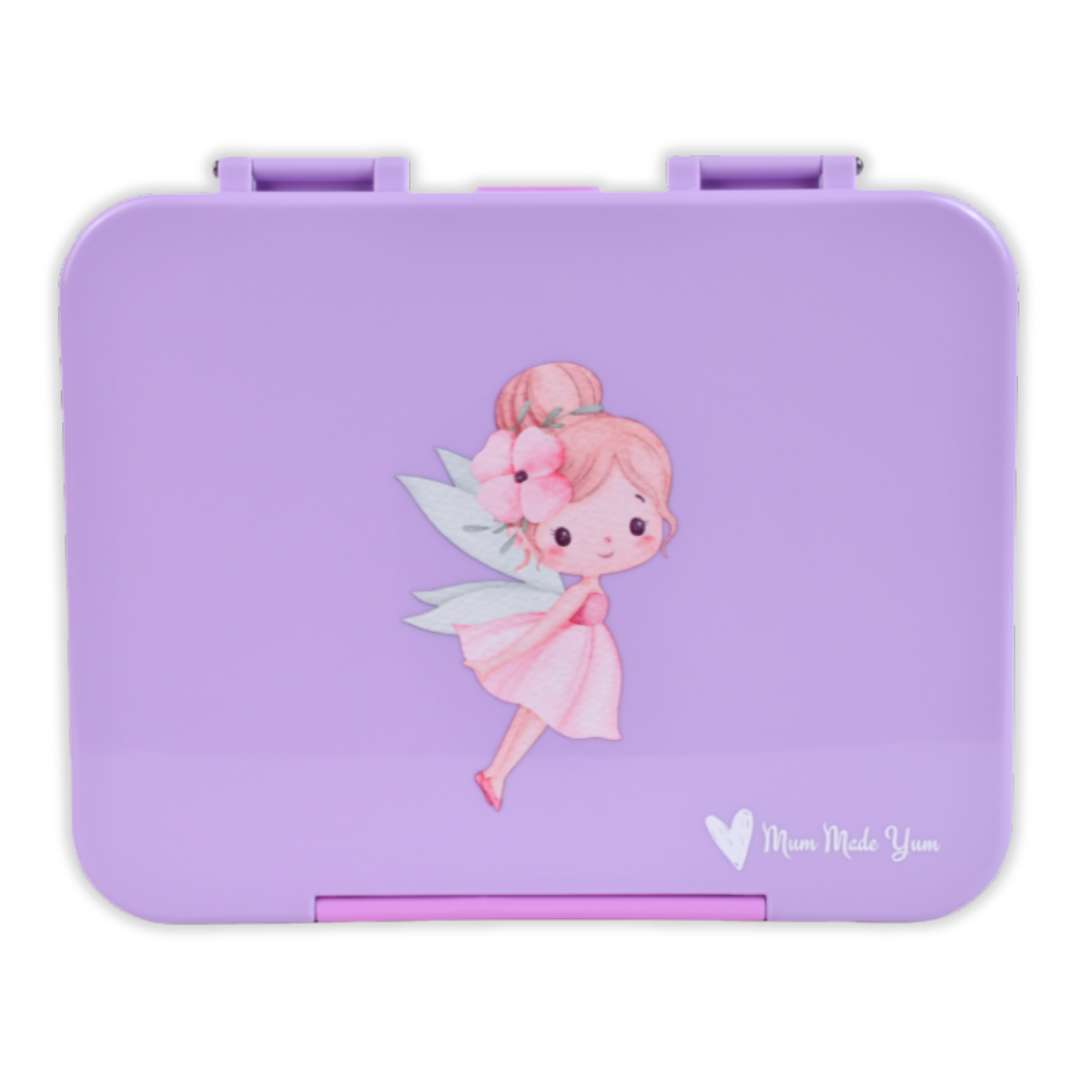 Bento Lunchbox (Large) - Violet Fairy Garden
