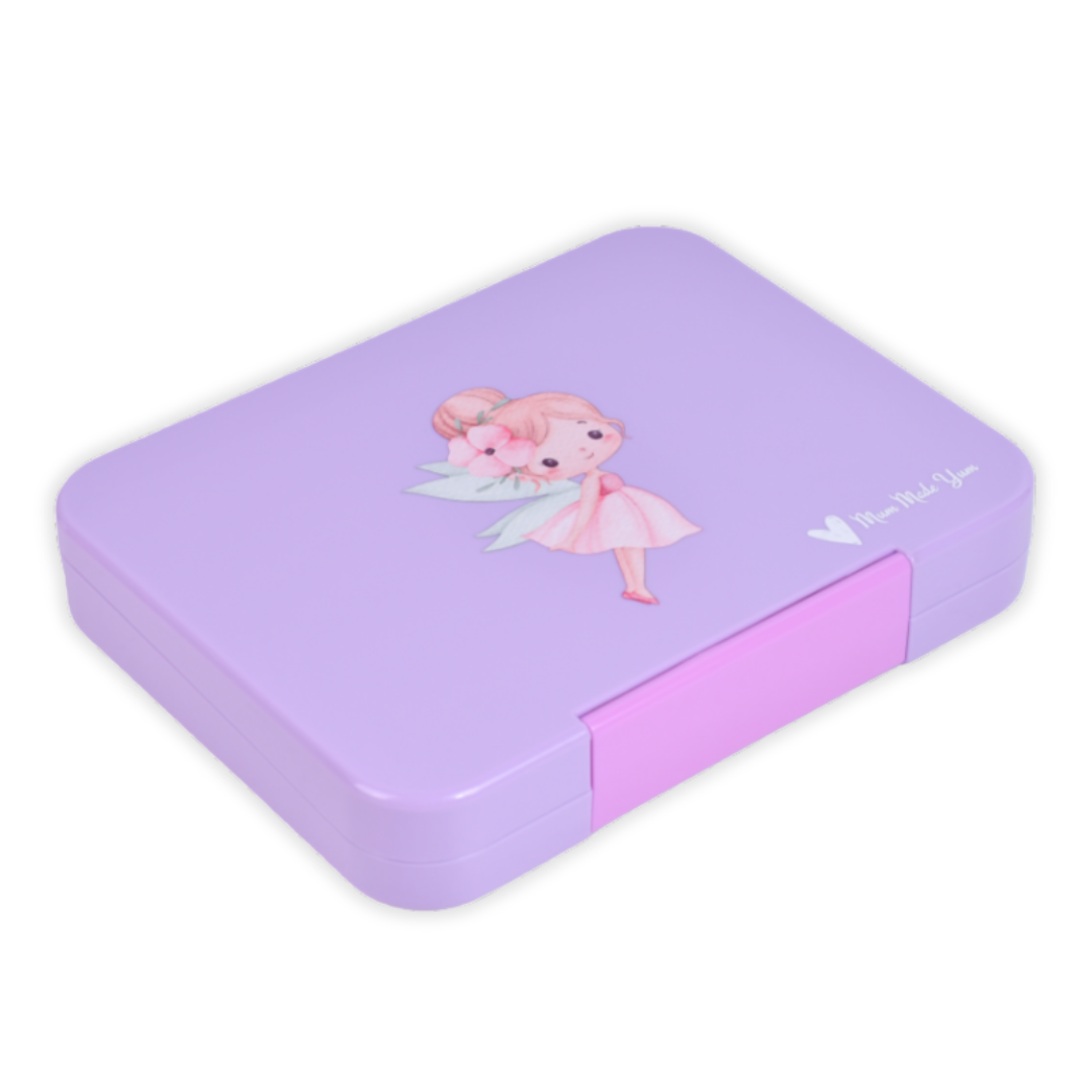 Bento Lunchbox (Large) - Violet Fairy Garden