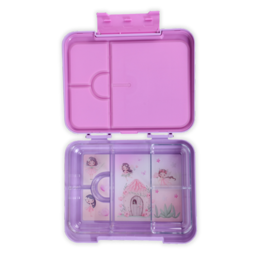 Bento Lunchbox (Large) - Violet Fairy Garden