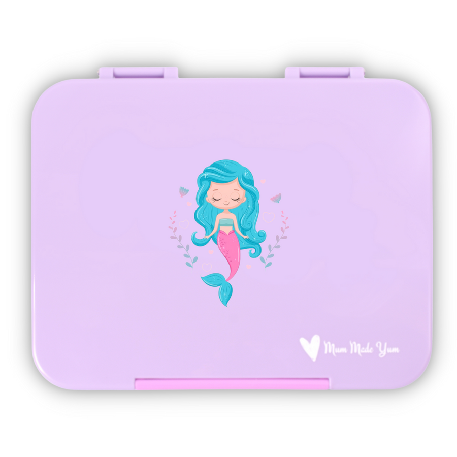 Bento Lunchbox (Large) - Violet Mermaid 2.0