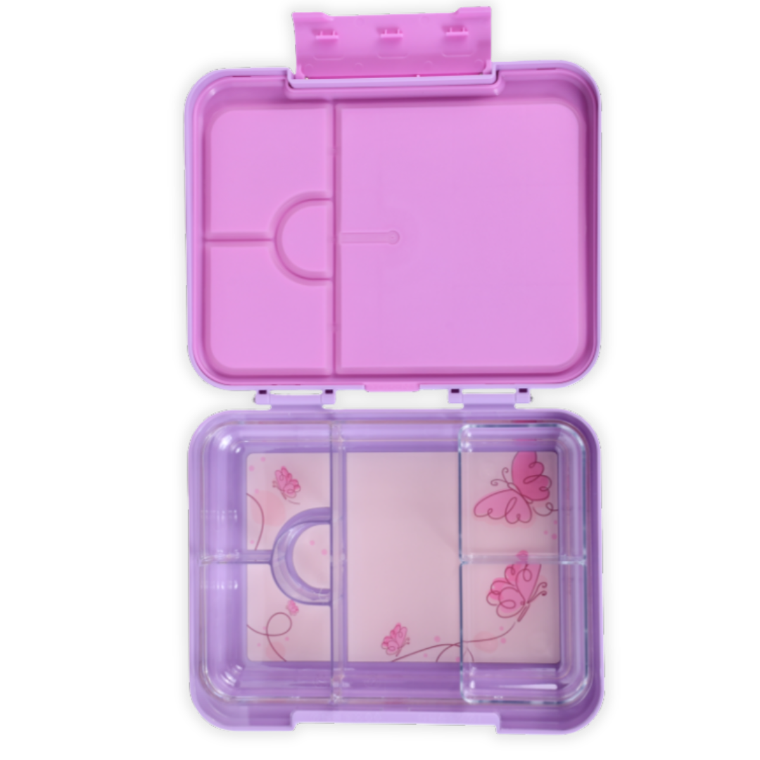 Bento Lunchbox (Large) - Violet Butterfly