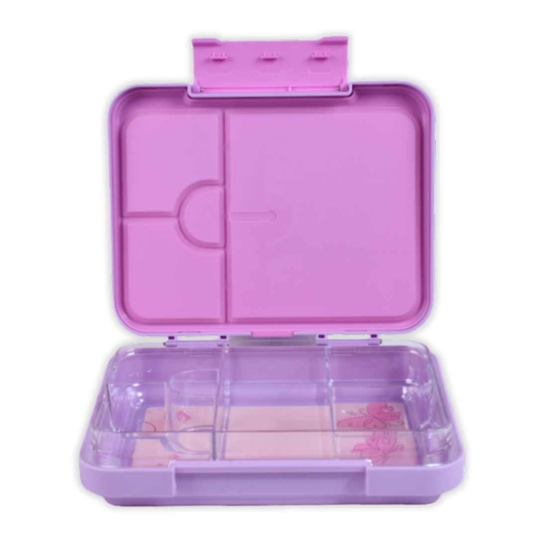 Bento Lunchbox (Large) - Violet Butterfly