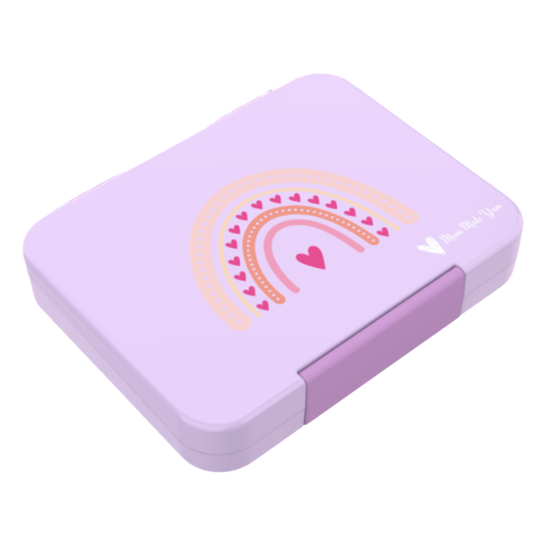Bento Lunchbox (Large) - Violet Rainbow Love
