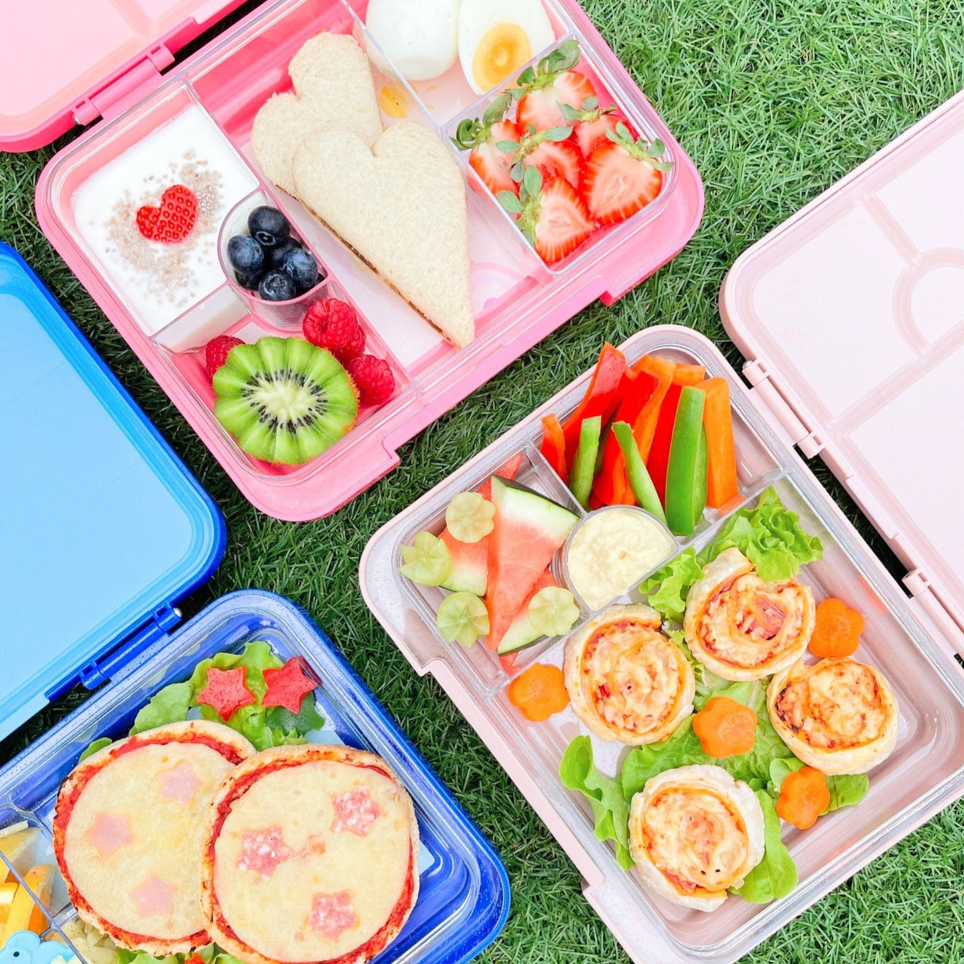 Bento Lunchbox (Large) - Pink - Mum Made YumLunchbox