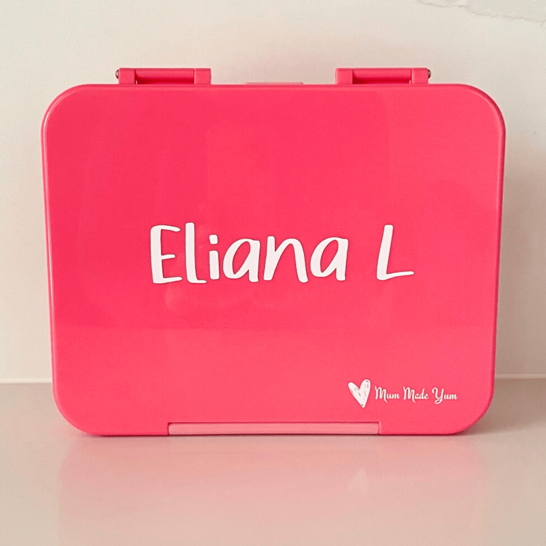 Bento Lunchbox (Large) - Pink - Mum Made YumLunchbox