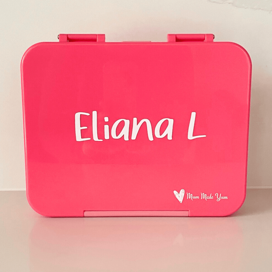 Bento Lunchbox (Large) - Pink - Mum Made YumLunchbox