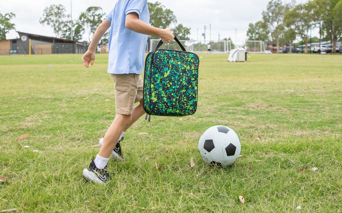 MontiiCo Large Insulated Lunch Bag - Splat