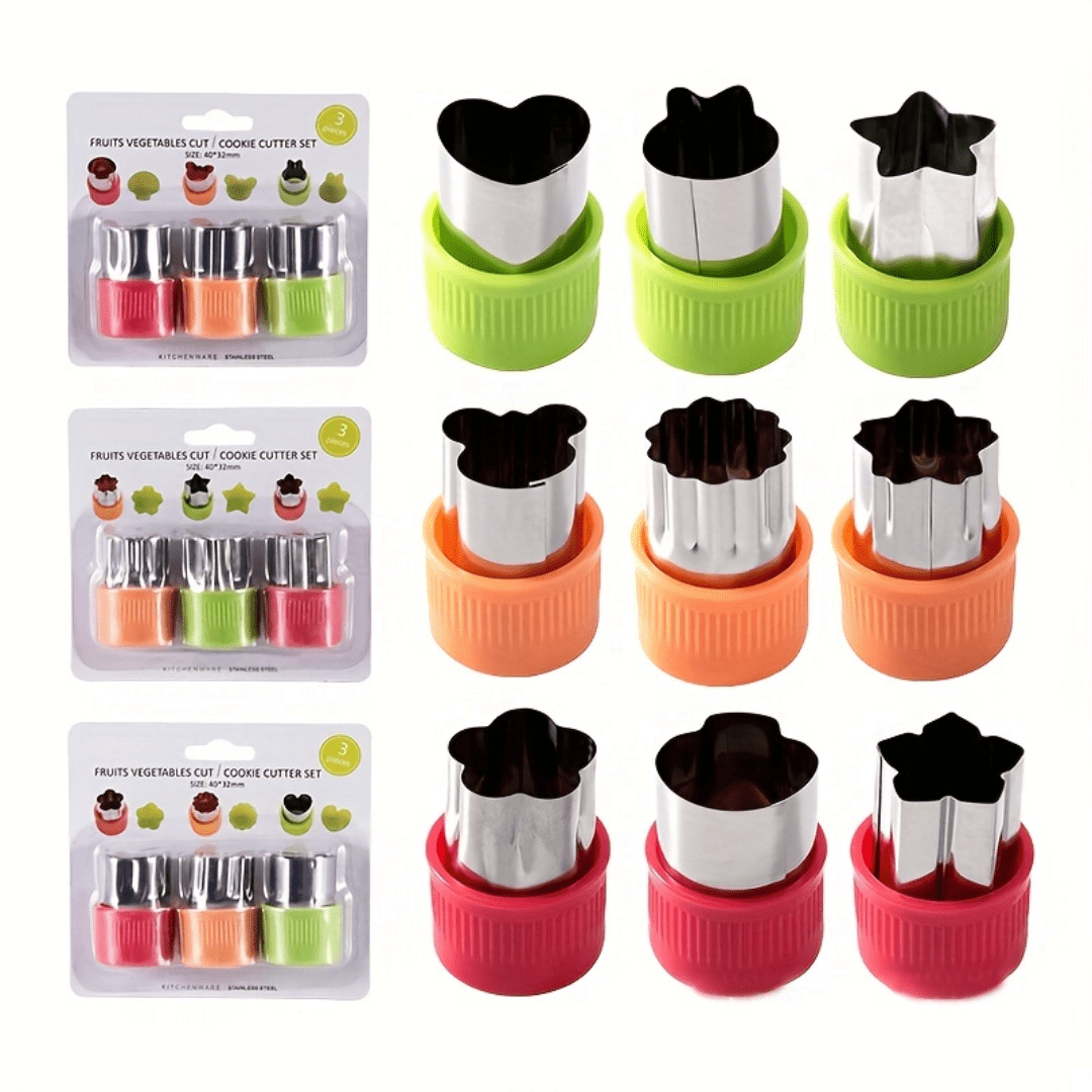 Fruit & Veggie Cutters - 3 Piece Set - Mum Made YumAccessories