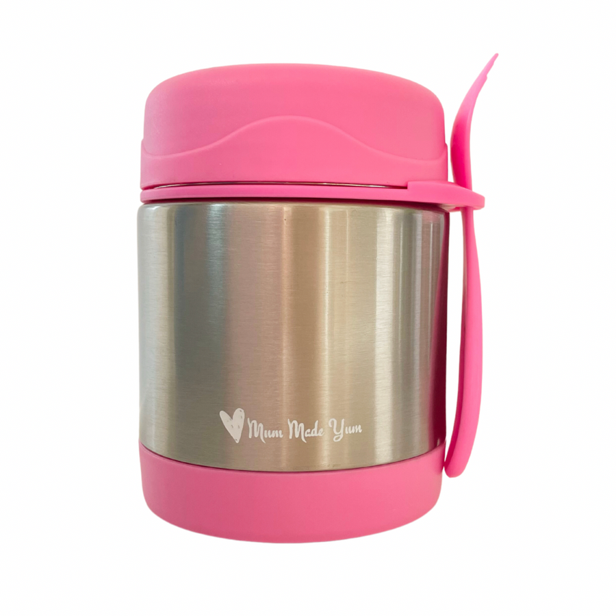 Insulated Thermal Food Jar (Leak-Proof) - Large - Pink