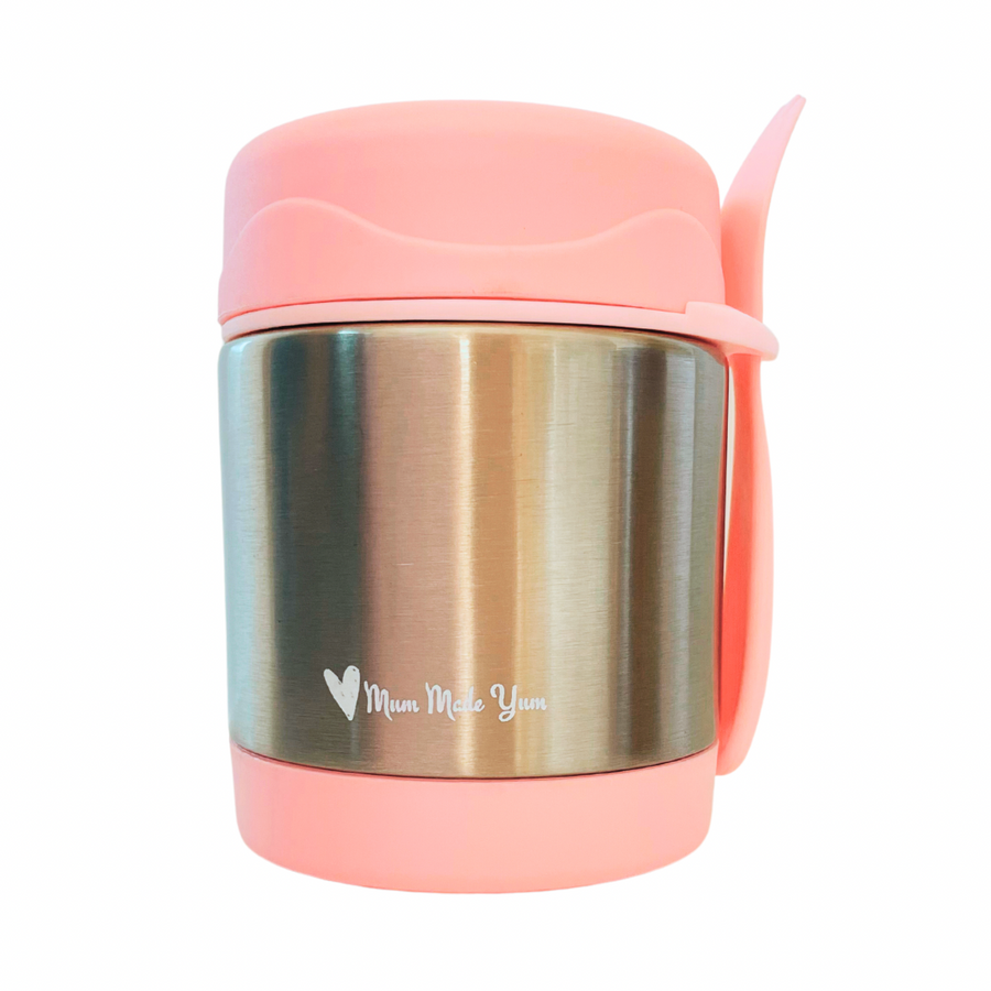 Insulated Thermal Food Jar (Leak-Proof) - Large - Light Pink