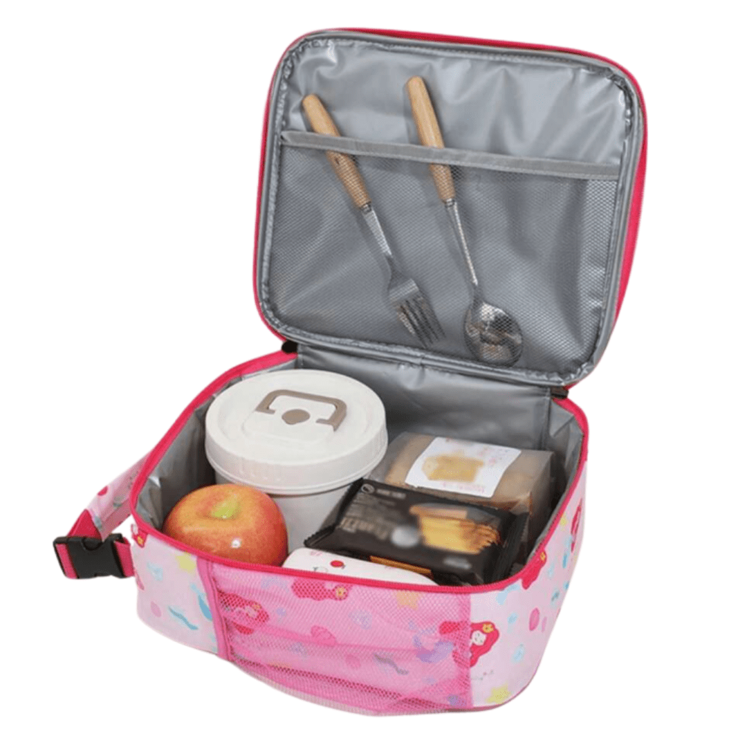 Insulated Lunch Cooler Bag – Pink Mermaid - Mum Made YumLunch bag