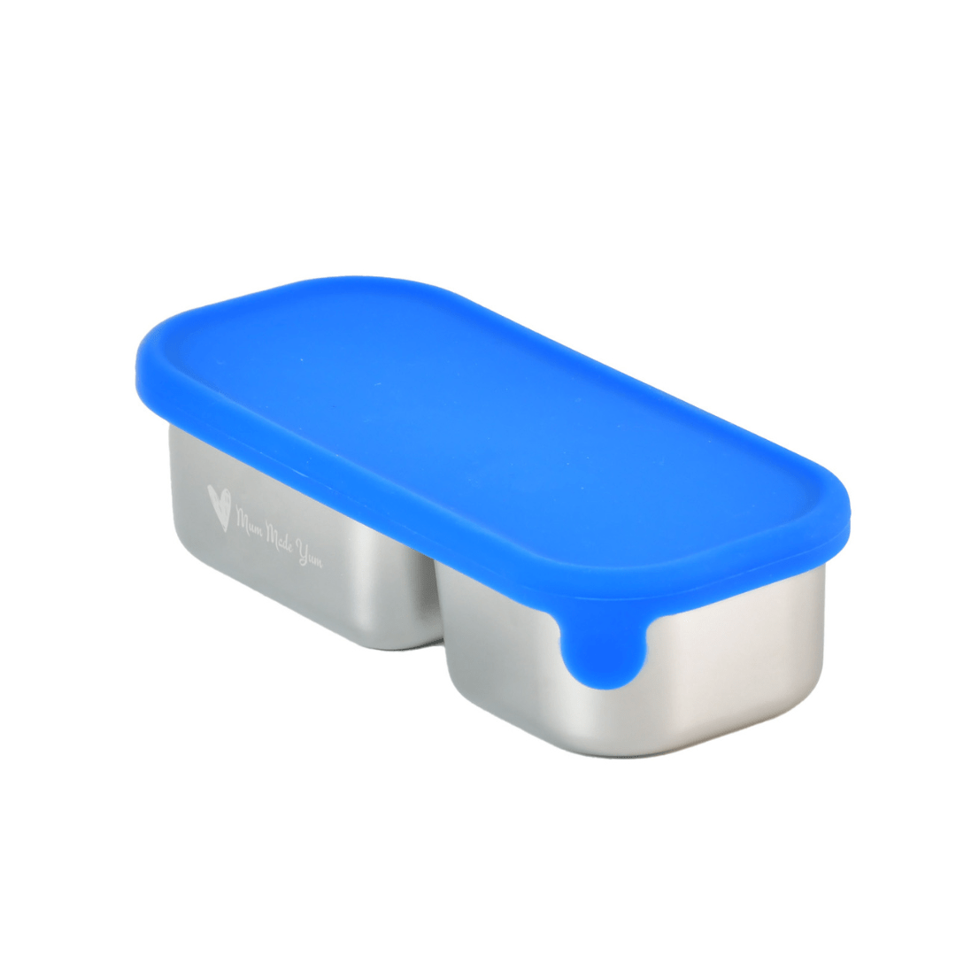 Mighty Minis Stainless Steel Containers – Set of 2 - Blue - Mum Made Yum