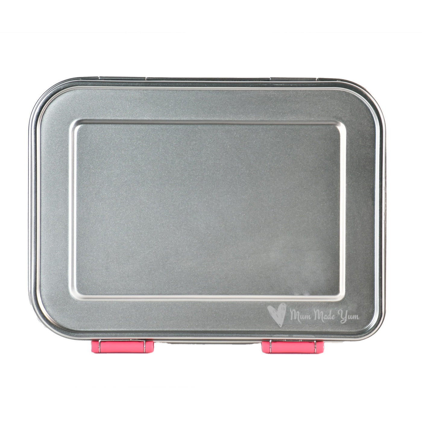 Mighty Stainless Steel 3 - Compartment Lunchbox - Pink - Mum Made Yum
