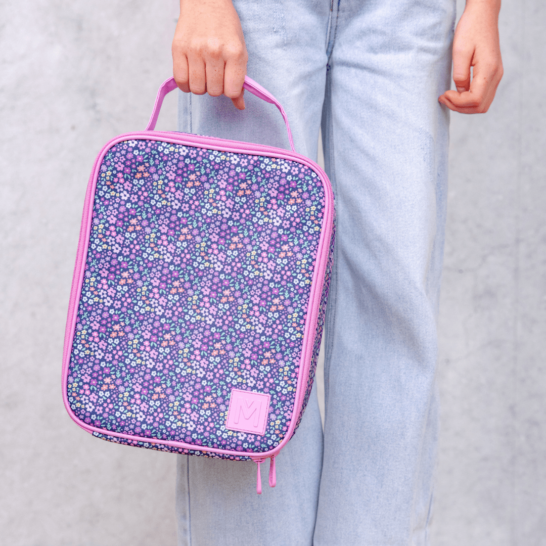 MontiiCo Large Insulated Lunch Bag - Meadow (larger version) - Mum Made YumAccessories