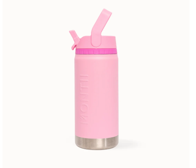 MontiiCo Sport Drink Bottle 450mls - Bubblegum Pink