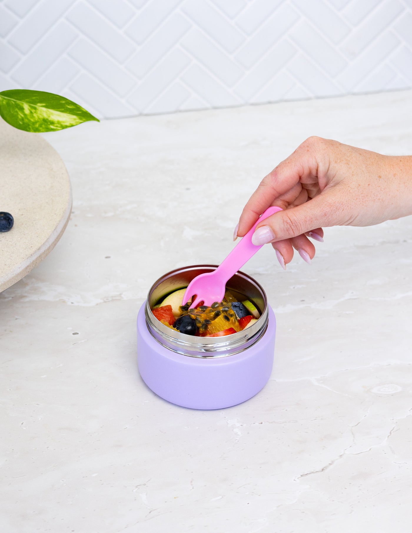MontiiCo Insulated Mini Food Jar - Lilac