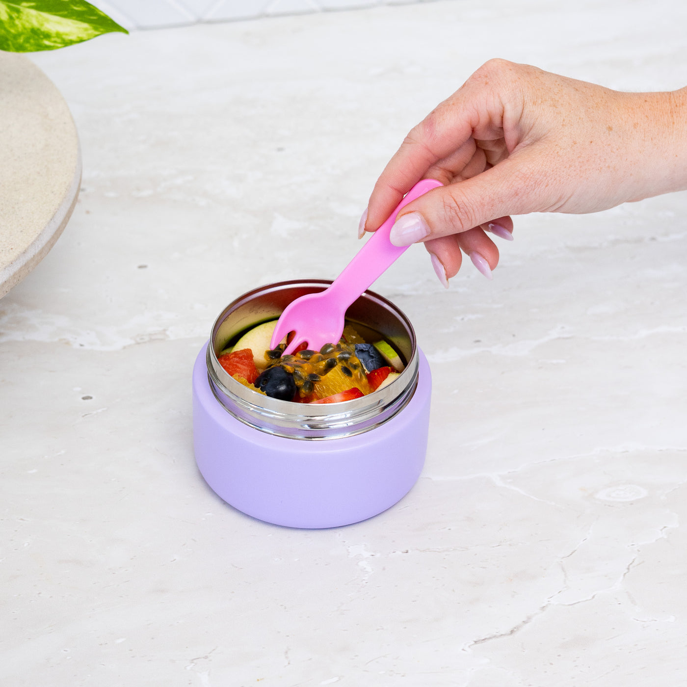 MontiiCo Insulated Mini Food Jar - Lilac