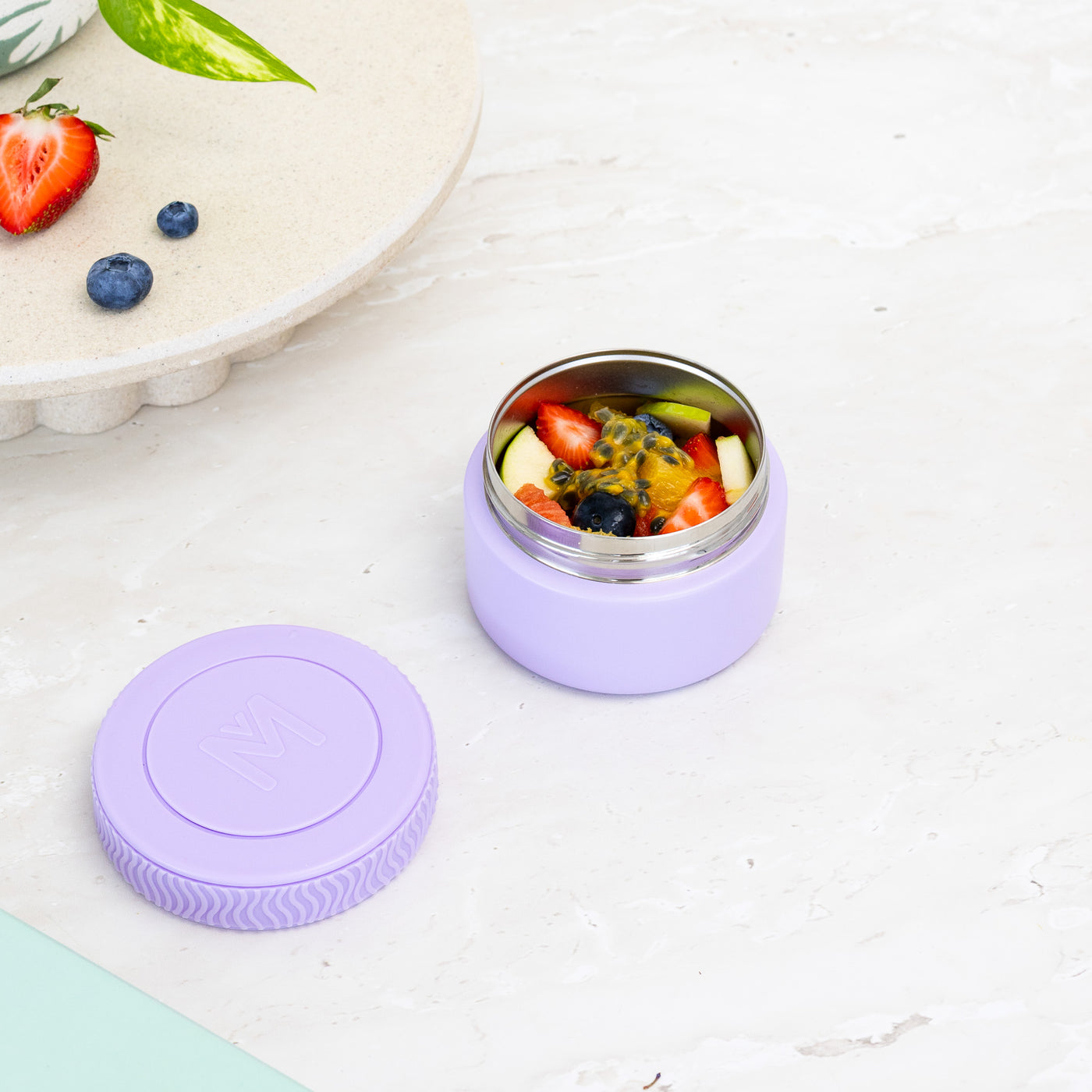 MontiiCo Insulated Mini Food Jar - Lilac