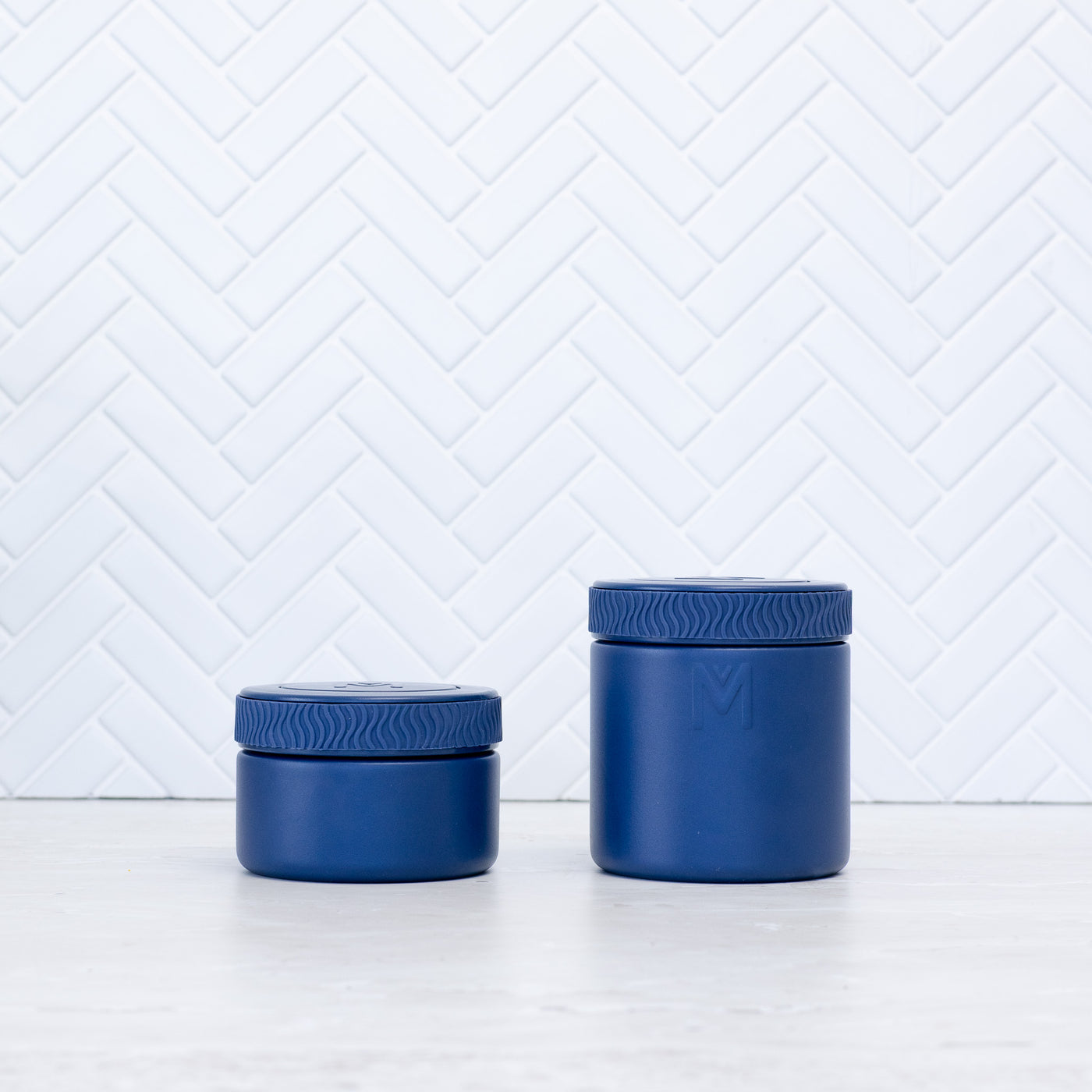 MontiiCo Insulated Mini Food Jar - Navy