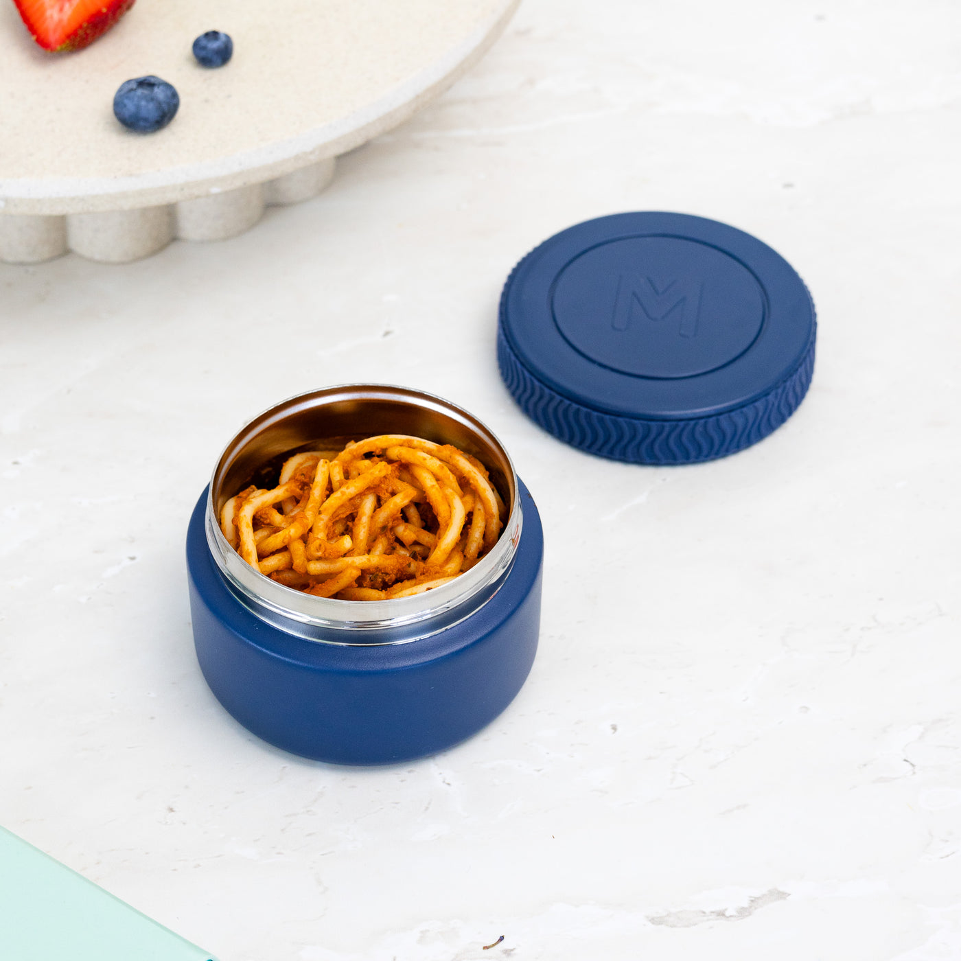 MontiiCo Insulated Mini Food Jar - Navy