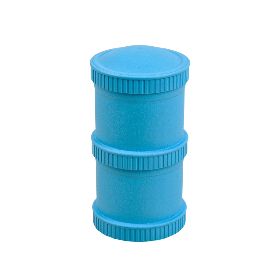 RePlay Recycled Snack Stack (2 Pods) - Sky Blue - Mum Made YumBaby Tableware