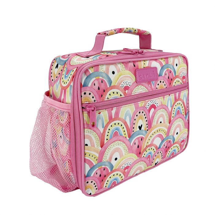 Sachi Insulated Lunch Bag (with Bottle Holder) - Boho Rainbows