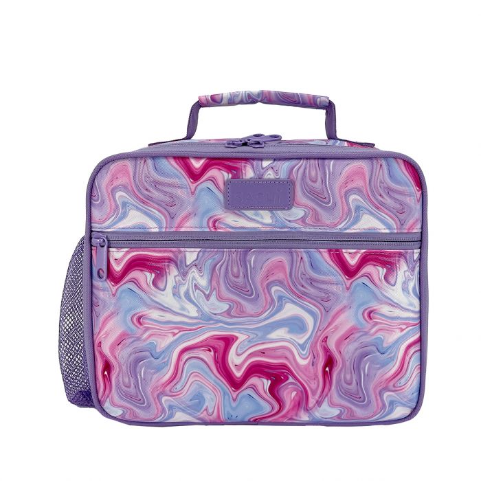 Sachi Insulated Lunch Bag (with Bottle Holder) - Marble Swirls