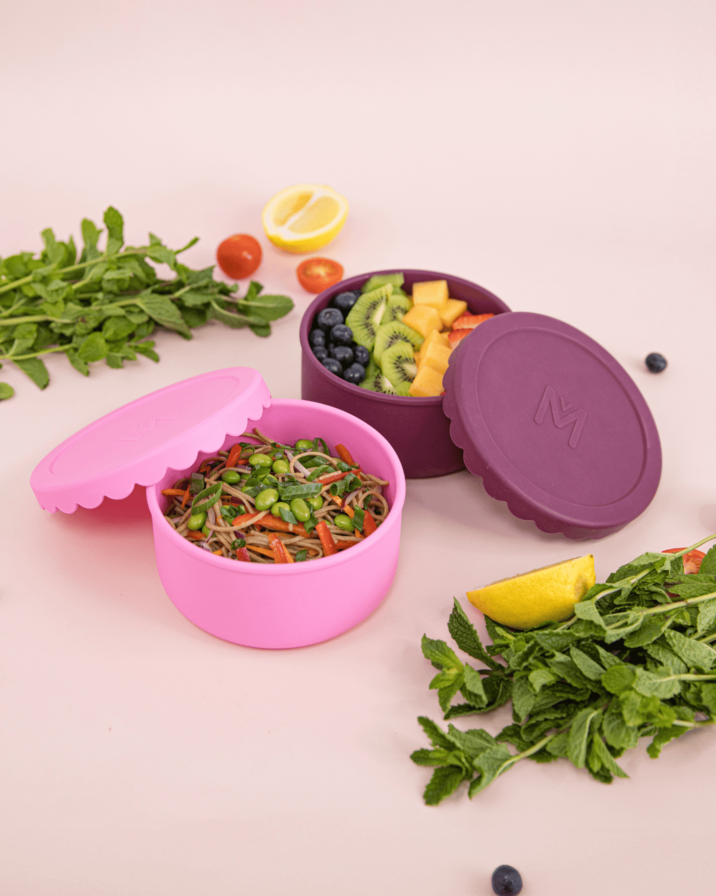 Silicone Scallop Bowl - Floss - Mum Made YumAccessories