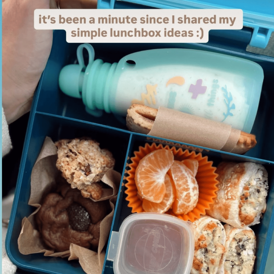 Sinchies 120ml Reusable Food Squeezy - Pack: 2 - Green Pastel - Mum Made YumLunchbox