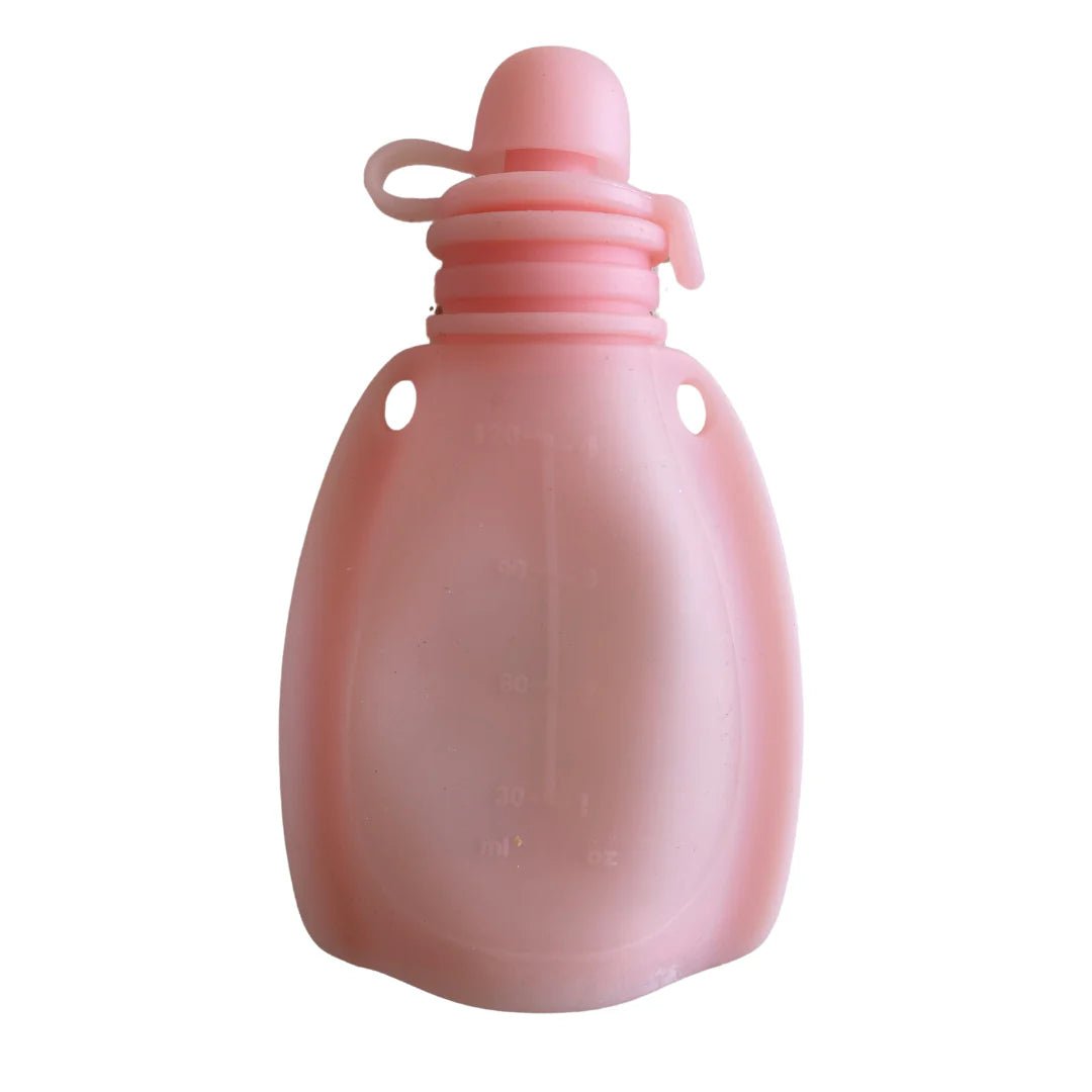 Sinchies 120ml Reusable Food Squeezy - Pack: 2 - Pink Pastel - Mum Made YumLunchbox