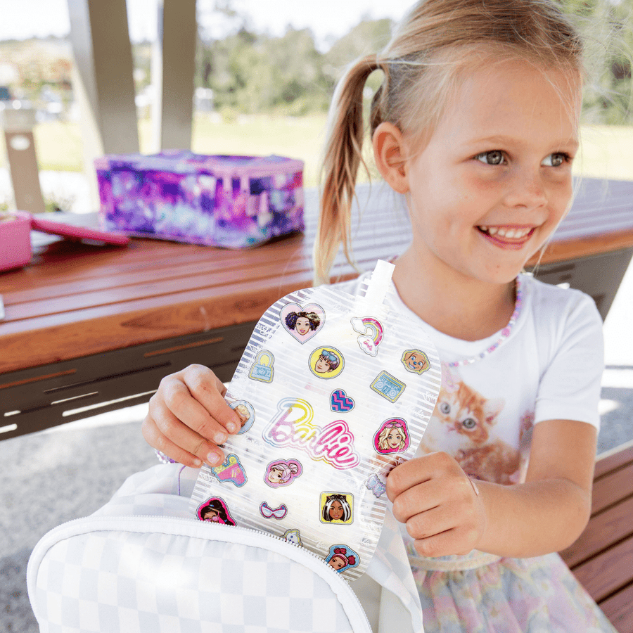 Sinchies 150ml Reusable Food Pouches - Team Barbie - Pack: 5 - Mum Made YumLunchbox