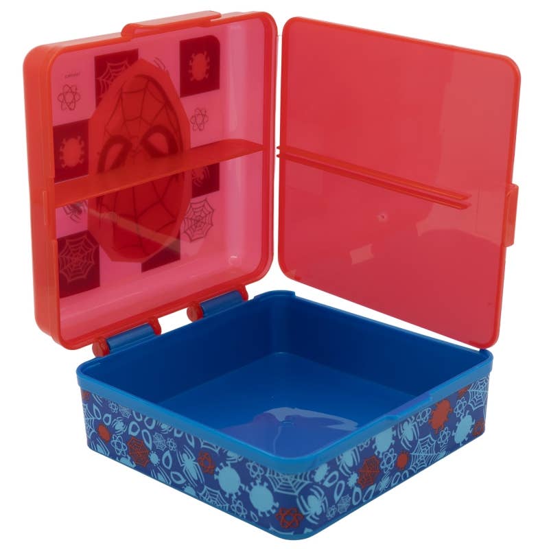 Spider Man Square Lunchbox - Mum Made Yum