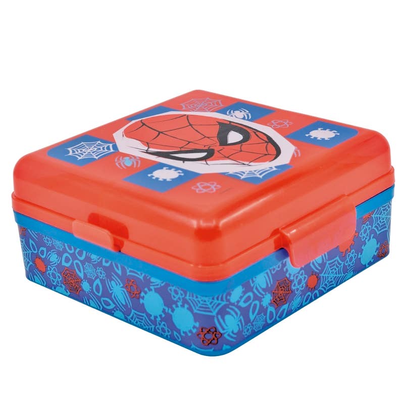 Spider Man Square Lunchbox - Mum Made Yum