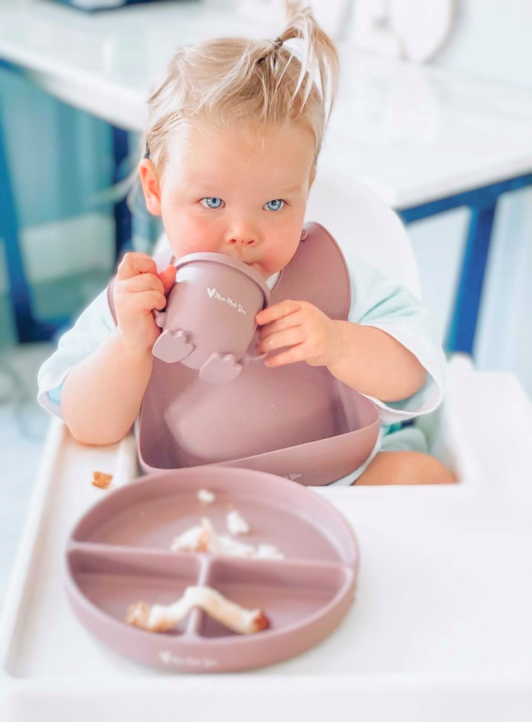 Silicone Suction Plate (Divided) - "Super-Strong" Baby/ Toddler Plate