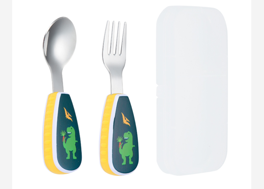 Spoon & Fork Kids Cutlery Set - Safari
