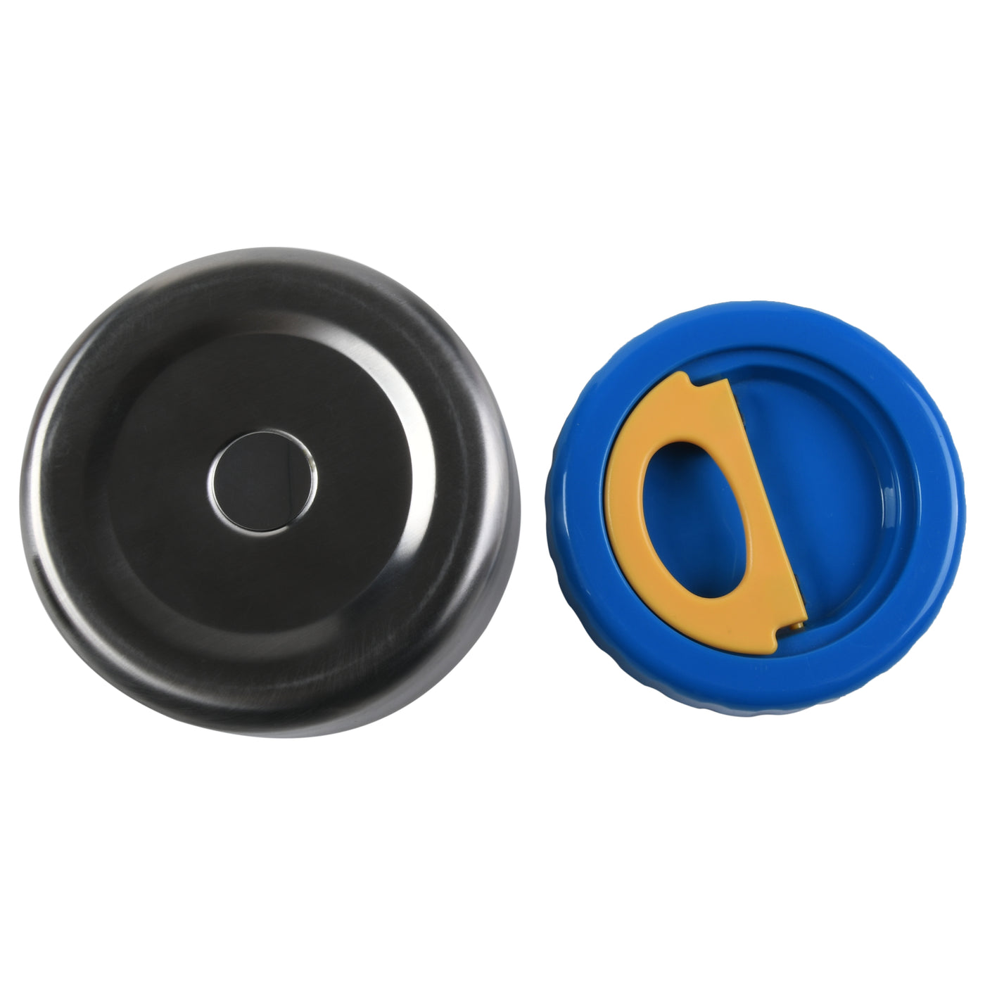 Blue Thermal insulated food jar open lid2
