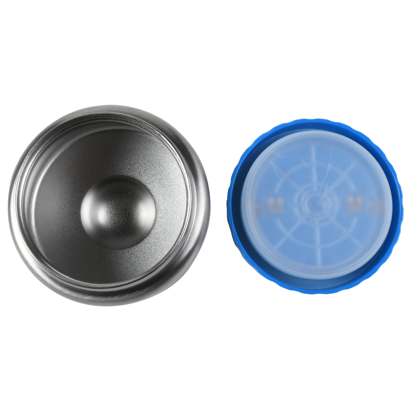 Blue Thermal insulated food jar open lid3