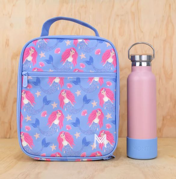 MontiiCo Large Insulated Lunch Bag - Mermaid Tails